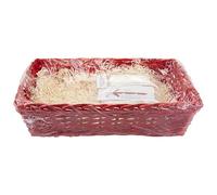 Stunning Red Make Your Own Rectangle Hamper - (1 Pc.) - Versatile & Stylish Design - Perfect for Gifts, Home & Events