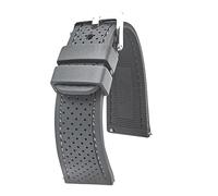 STUNNING SELECTION ALPINE Premium Quality Sporty Silicone Waterproof Watch Band with quick release - Soft Rubber Watch Strap - Assroted Colors - 20 mm, 22 mm and 24 mm (24MM, GREY)