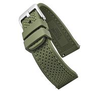 STUNNING SELECTION ALPINE Premium Quality Sporty Silicone Waterproof Watch Band with quick release - Soft Rubber Watch Strap - Assroted Colors - 20 mm, 22 mm, 24 mm & 26 mm (26MM, GREEN)