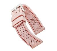STUNNING SELECTION Alpine Premium Quality Sporty Silicone Waterproof Watch Band with Quick Release - Soft Rubber Watch Strap - Assroted Colors - 20 mm, 22 mm and 24 mm (20MM, Pink)