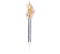 Stunning Silver Prismatic Ice Fountains - Pack of 2 - Sparkling Party Cake Toppers & Celebration Decor