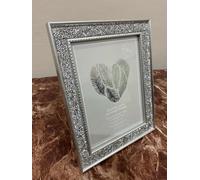 Stunning Sprakle Love Crushed Diamond Jewelled Photo Frame 8x6in Picture Frame For Home Decoration