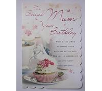 STUNNING TOP RANGE WONDERFULLY WORDED 5 VERSE TO A SPECIAL MUM BIRTHDAY CARD