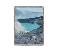 Stunning Volcano Landscape Camping Blanket - Ignite Your Outdoor Passion