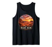 Stunning Wadi Rum Desert Sunset Middle East Landscape Tank Top