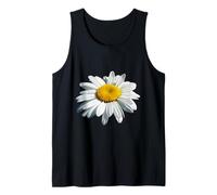 Stunning White Marguerite Daisy Vector Cut Out Tank Top
