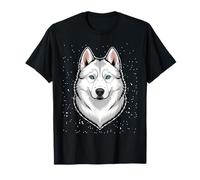 Stunning White Siberian Husky - Sweet Snow Dog T-Shirt