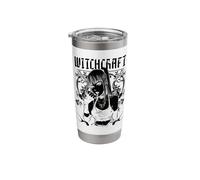 Stunning Witch Anime Portrait Witches Witch Pagan Sorcery Stainless Steel Insulated Tumbler