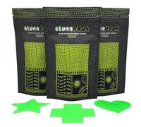 StunnPads Reusable and Glow in the Dark Nipple Covers in Three Shapes - A Catch for Clubs, Festivals and Parties, Neon, One size