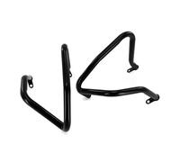 stunt cage Motorcycle Accessories Upper Lower Guard Bar Highway Protector Fit For BMW G650GS Sertao 08-16 F650GS Dakar 99-08(Black Upper)