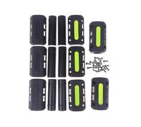 Stunt cage protector 3/5Pcs Motorcycle Bumper Reflective Blocks Cr