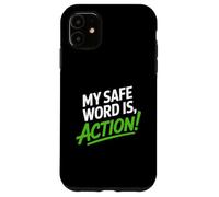 Stunt Performer My Safe Word Is Action Stunt Crew Case for iPhone 11
