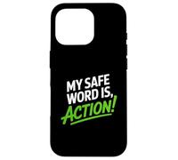 Stunt Performer My Safe Word Is Action Stunt Crew Case for iPhone 16 Pro
