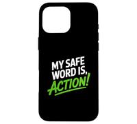 Stunt Performer My Safe Word Is Action Stunt Crew Case for iPhone 16 Pro Max