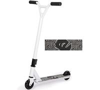 Stunt Scooter, 360 Spin Handlebar Tricks Street Kick Scooter Push Kick Scooter for Age 8+ Sturdy iron + aluminium, ABEC-5 Bearings