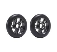 Stunt Scooter Reifen Decorativos 120mm Scooter Wheels With ABEC-9 Bearings For Freestyle Scooters Silent Shock-Absorbing Wear-Resistant 2-Wheel Set(Black)