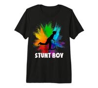 Stunt Scooter Skater Scooter Tricks Children Man Gift Premium T-Shirt