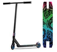 Stunt Scooter SOKE Pro Street Neo | Chrome Kick Scooter with ABEC 9 | Ball Bearing Scooter Adult and Children SOKE | Various Designs Available | Size: 100 x 24 mm
