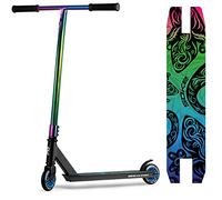 Stunt Scooter SOKE Pro Street Neo | Chrome Kick Scooter with ABEC 9 | Ball Bearing Scooter Adult and Children SOKE | Various Designs Available | Size: 100 x 24 mm