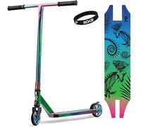 Stunt Scooter SOKE Pro Street Neo Chrome Kick Scooter with ABEC 9 Ball Bearings Scooter for Adults and Children SOKE