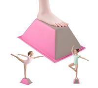 Stunt Trainer Stand for Cheerleading Cheer Flyer Stund Stand for Flexibility Core Strength Conditioning Promotes Adults and Kids Gymnastics Balance Block Cheerleading Equipment (pink)