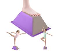 Stunt Trainer Stand for Cheerleading Cheer Flyer Stund Stand for Flexibility Core Strength Conditioning Promotes Adults and Kids Gymnastics Balance Block Cheerleading Equipment (Purple)