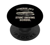 Stuntman Joe’s Professional Stunt Driving School Test Pass PopSockets Adhesive PopGrip
