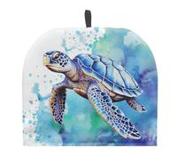STUOARTE Sea Turtle Print Tea Cozies for Teapot-Portable Kettle Cover Insulated Keep Warm-Tea Kettle Quilt Tea Cosy Kettle Tea Pot Cover Dust Proof Blue Teapot Cozy