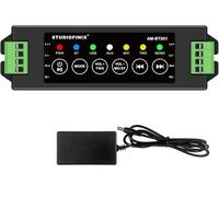STUODIOFINIX 4-Channel Mini Bluetooth Amplifier 120w for Passive Speakers with TWS,AUX,MIC,USB,Replacement Part,Suitable for Wall/Ceiling/Marine/Bookshelf Speakers