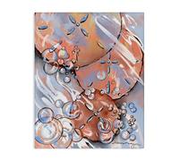 Stupell Industries Abstract Brown Sand Dollars Canvas Wall Art design by Susan Lugar, 20 x 16