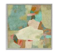 Stupell Industries Bedtime Story Subtle Abstraction Gray Framed Giclee Art design by Suzanne Nicoll, 24 x 24