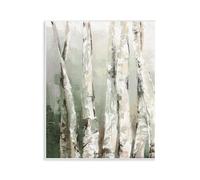 Stupell Industries Birch Green Forest Wall Plaque Art design by Luna Mavis, 14 x 11