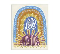 Stupell Industries 'Boho Hello Sunshine', Canvas Art, 24 x 30 Inches, Easy to Hang and Sturdy, Made in USA, by Connie Summers