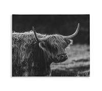 Stupell Industries Bold Scottish Highland Canvas Wall Art design by Crystal Lynn Collins, 24 x 30