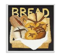 Stupell Industries 'Bread Assorted Box', Framed Giclee Art, White, 24 x 24 Inches, Easy to Hang and Sturdy, Made in USA, by Nancy Overton