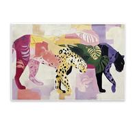 Stupell Industries Candy Cats Tropical Wildlife Wall Plaque Art, design by Annabelle Hall, 13 x 19
