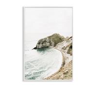 Stupell Industries Coastal California Cove White Framed Giclee Art, design by Sisi and Seb, 30 x 20
