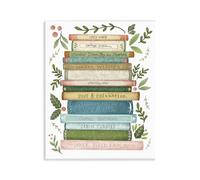 Stupell Industries Cozy Books At The Cottage Wall Plaque Art, design by Giao Williams, 14 x 11