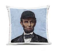 Stupell Industries Honest Abe with Baseball Cap Outdoor Printed Pillow, design by Studio Bautista