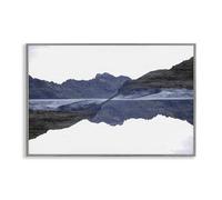 Stupell Industries Ice Road Trip Mountains Gray Framed Giclee Art design by Robin Vandenabeele, 12 x 18