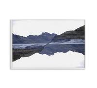 Stupell Industries Ice Road Trip Mountains White Framed Giclee Art design by Robin Vandenabeele, 12 x 18