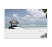 Stupell Industries Quiet Place Beach Coast Wall Plaque Art, design by Noah Bay, 10 x 15