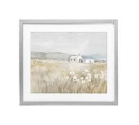 Stupell Industries Rustic Landscape Pasture Gray Framed Print Under Glass, design by Creative Studio, 13 x 16