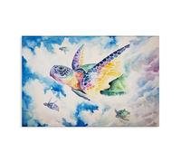 Stupell Industries Skyward Sea Turtles Canvas Wall Art, design by Marc Allante, 16 x 24