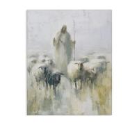 Stupell Industries 'The Gentle Guide Shepherd', Canvas Art, 24 x 30 Inches, Easy to Hang and Sturdy, Made in USA, by Svetlana Aleynikova
