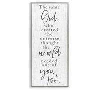 Stupell Industries 'The Same God Quote', Framed Giclee Art, Gray, 10 x 24