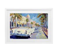 Stupell Industries Vintage Convertible Boulevard Birch Framed Print Under Glass, design by Franklyn Gregory, 17 x 23