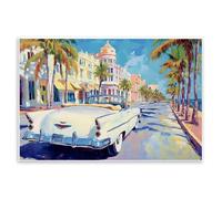 Stupell Industries Vintage Convertible Boulevard Wall Plaque Art, design by Franklyn Gregory, 13 x 19