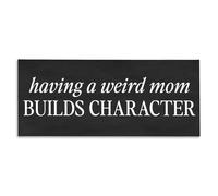 Stupell Industries Weird Mom Builds Character Canvas Wall Art, design by Lettered and Lined, 13 x 30