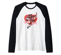 Stupid Cupid Punk Rock Angel Girl Heart Anit-Valentine Wings Raglan Baseball Tee